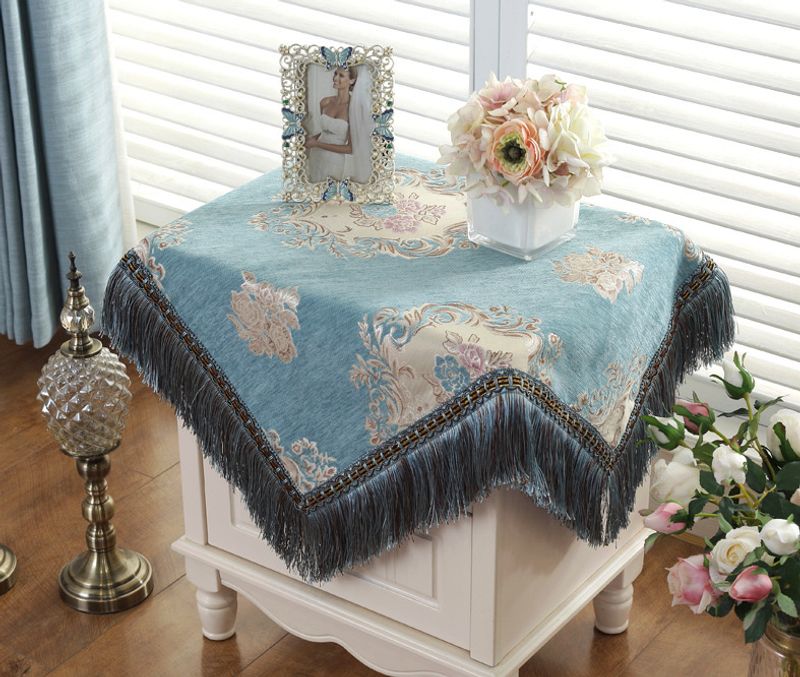 Hot selling European style Chenille dining table cloth, living room coffee table cover cloth, square table cloth, chair_voghion.com
