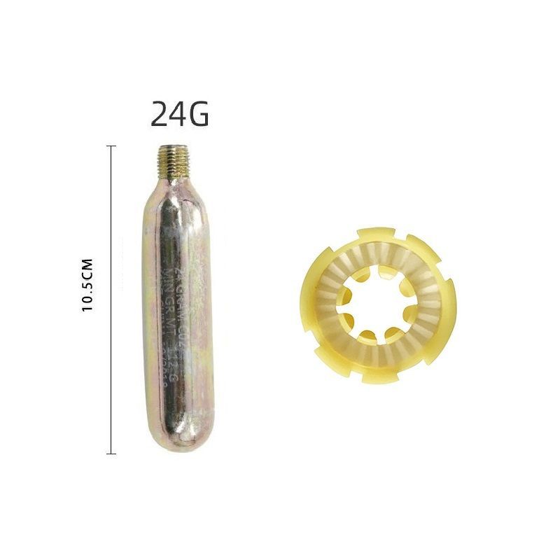 Μπουκάλι/κύλινδρος CO2 45gr / 60cc για ανταλλακτικό γιλέκου μοτοσικλέτας για αερόσακο UCHOOSE Model D, γιλέκο ασφαλείας hipica_voghion.com