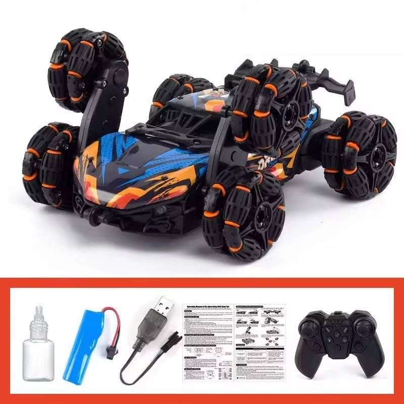 Gesture-controlled Toy Car, Spray Six-wheeled Stunt Car, Dual-control Alloy Remote-control Drifting Racing Car_voghion.com