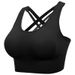 Women's Intimates Big Chest Push Up Sports Bra Thin Style High Strength Shockproof Can Be Worn Outside Cross Beautiful Back_voghion.com