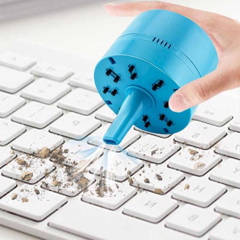 1 Pcs Portable Desk Vacuum Cleaner Mini Wireless Desk Vacuum Cleaner Keyboard Cleaning Tool Home Office Hand-held_voghion.com