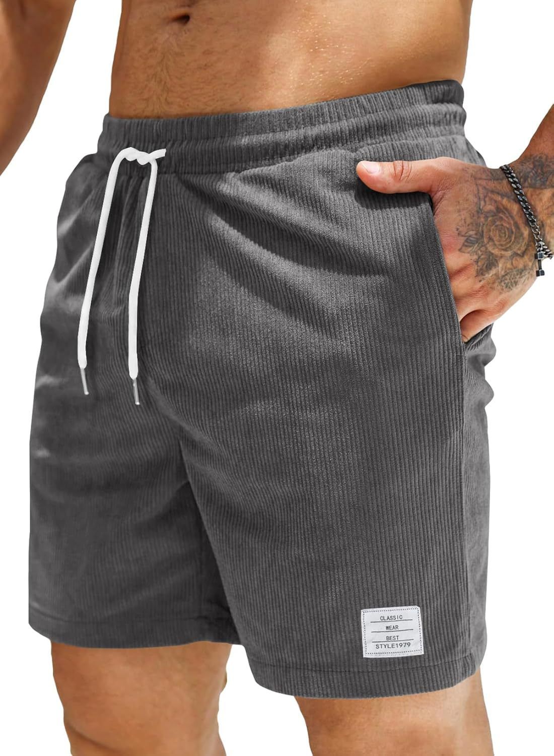 Men's Clothing Men's Shorts Casual Pants Summer Sports Pants Simple Five Point Shorts_voghion.com