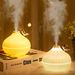 Puttelec Mini Humidifier With Night Light & Aromatherapy, USB Portable Air Freshener For Home, Office, Car (White)_voghion.com