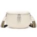 Fashion Saddle Bag Women's Bag New Genuine Leather Crossbody Bag Double Zipper Head Layer Cowhide Small Bag Shoulder Bag_voghion.com