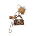 Portachiavi con ciondolo in peluche personalizzato per borsa da donna, con stampa leopardata creativa in crine di cavallo, autunno e inverno_voghion.com