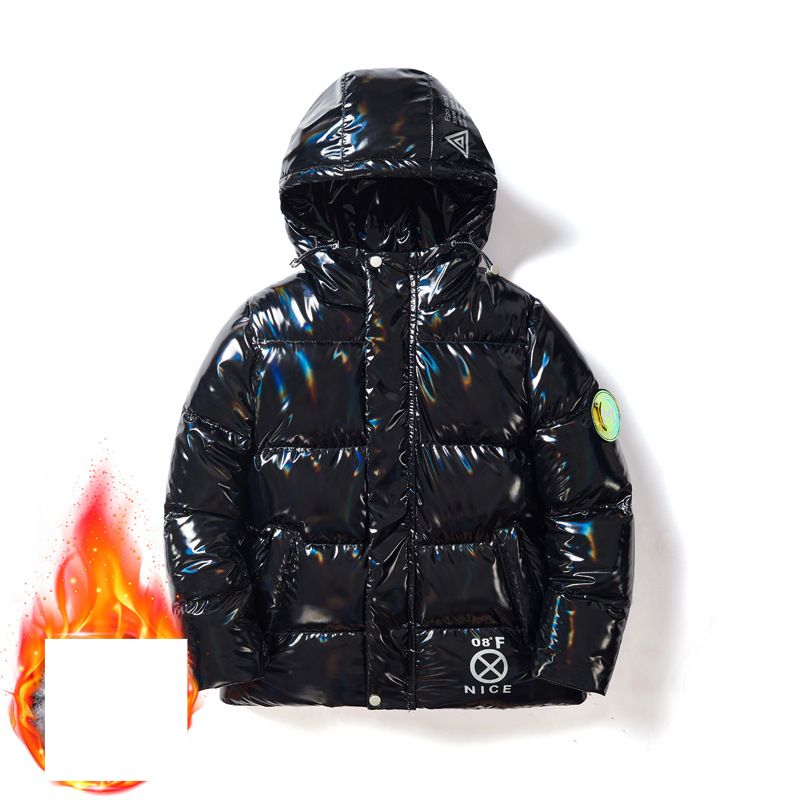 Kids' Clothing winter new style children's white duck down thick warm middle and large children's stylish washable hooded jacket trendy_voghion.com