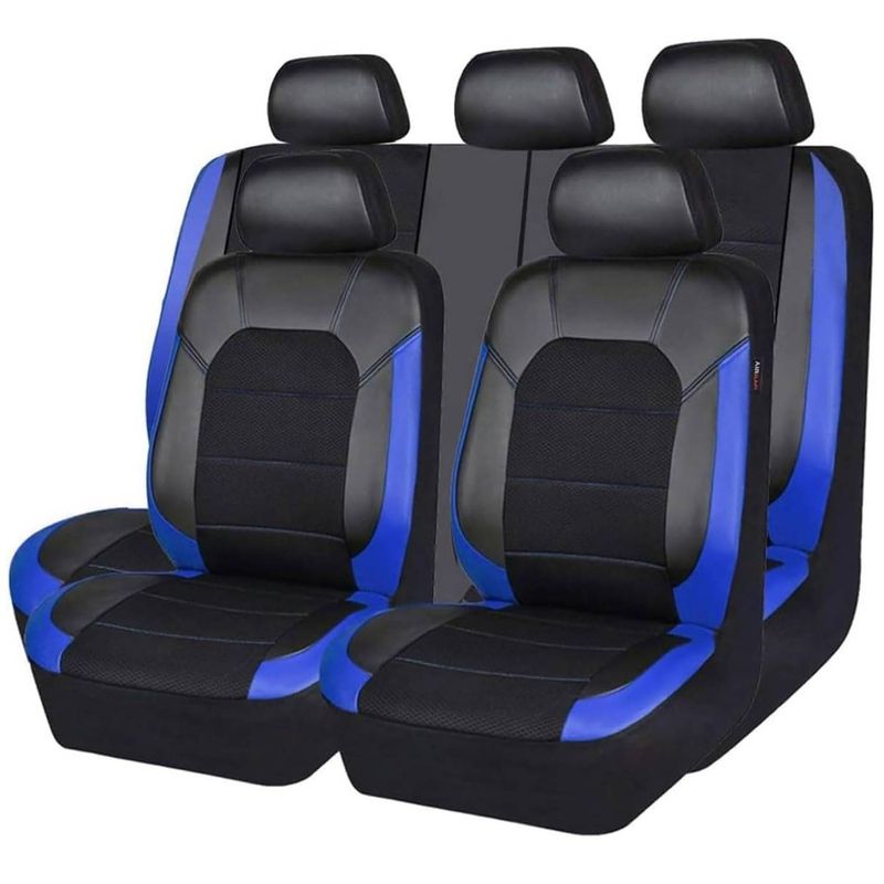 Car seat cover cushion universal size leather sandwich five seats_voghion.com