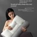 Orthopedic Cervical Traction Pillow With Latex Layer - Breathable Knit Cover, Slow-Rebound Support For Neck Pain Relief & Deep Sleep_voghion.com