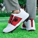 Herren-Golfschuhe für Herren, modische, breite Sohle, lässige Sportschuhe für Herren, automatische Schnürsenkel, spikelose Schuhe, Urlaubs-Wanderschuhe_voghion.com