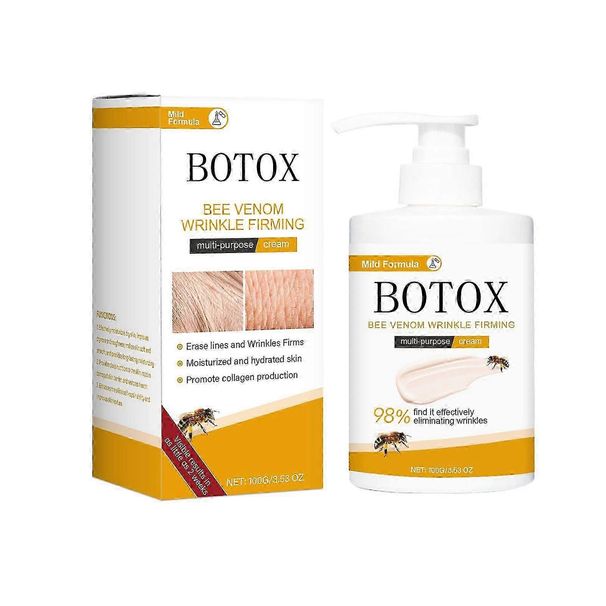 1-3 Stück Bienengift-straffende Anti-Falten-Körperlotion, Bienengift-Faltenentfernungscreme, feuchtigkeitsspendend, Lifting und Erholung für alle Hauttypen, Anti-Aging_voghion.com