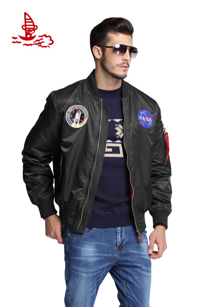 Herrenbekleidung 2024 Neue dünne bestickte Insignien Baseballuniform Bomberjacke Herren Cargo Coat Trend_voghion.com