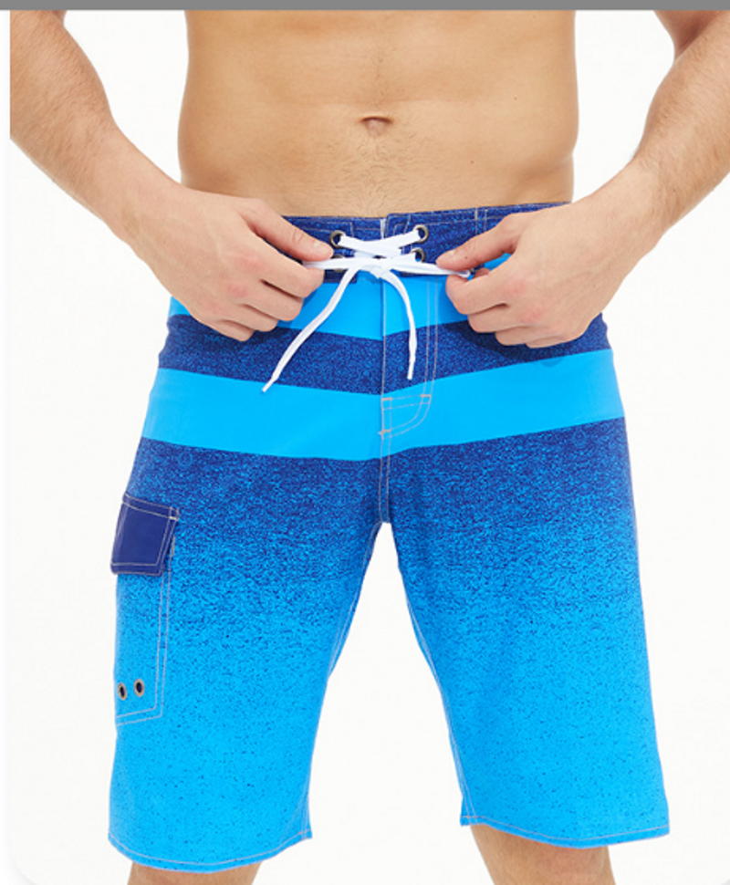 Quick drying beach pants for men's five point swimming pants to prevent awkwardness, can go into the water, beach vacation shorts, hot springs_voghion.com
