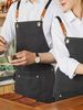 Multi-Zweck Schirtech waasserdicht Greaseproof Stot Taille Kichen Aarbecht Commercial Cowboy Schürze_voghion.com