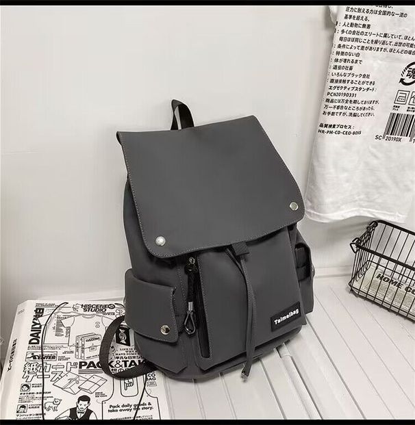 Borsa a tracolla doppia di grande capacità in stile giapponese per studenti universitari, adatta per viaggi informali_voghion.com