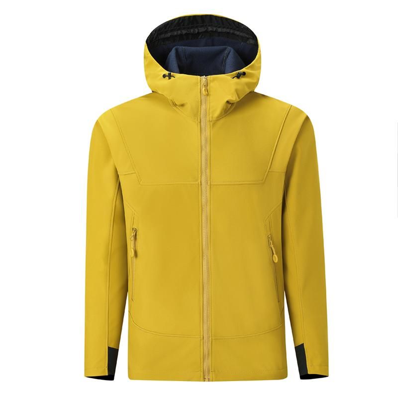 Spring/Summer Men's Leisure Hoodie Spring/Summer Tactical Mountaineering Clothing Windproof Waterproof Softshell Jacket Casual Menswear Zipper Coats_voghion.com
