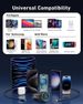 67W 3-ports ultrahurtig type C biloplader USB C til Samsung Galaxy S25 S24 S23 S22 S21 Ultra A54 A53 A15, iPhone 16/15 Pro Max, Android, PD/QC biladapter_voghion.com