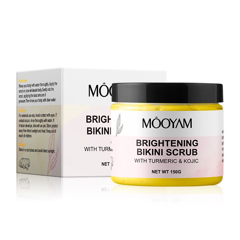 Clareamento de peças de biquíni, clareamento, sorvete de cobertura de açafrão com ácido kójico, esfoliação de pele de frango, creme esfoliante corporal_voghion.com