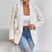 Cappotto con scialle scozzese a maniche lunghe con risvolto autunnale da donna_voghion.com