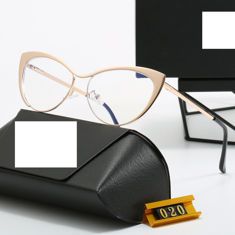 Fashion cat eye Millennium Metal large frame Future y2k retro glasses frame flat personality_voghion.com