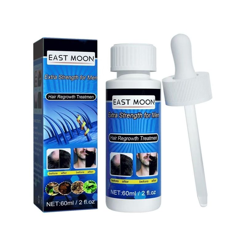 East Moon Minoxidil Saç Yeniden Uzatma Tedavisi Erkek Sakal Bakım Konsantresi Kalın ve Sıkılaştırıcı Saçlar_voghion.com