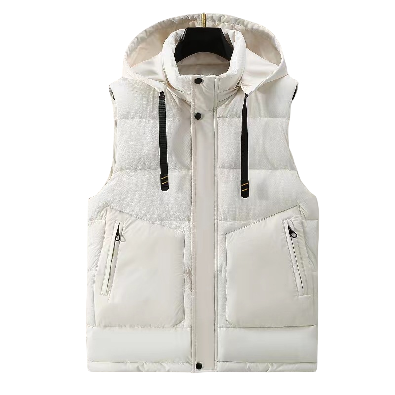 The New Men's Cotton Waistcoat Is Trendy, Cool, Cold-proof And Warm. The Cotton Jacket Is Combined With A Personalized Student Waistcoat_voghion.com