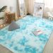 A33Silk And Wool Tie-dyed Carpet Consignment Wholesale, Plush Living Room And Bedroom, Popular Bedside Blanket, Floor Mat, Home Use(Size: 100*160cm)_voghion.com