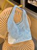 Hotselgende skulderveske Lazy Style Bag Kvinnelig handleveske Vår og sommer Hulveving_voghion.com