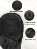 Ponytail Extensions Drawstring Long Straight Fake Pony Tail Natural Soft Clip in Hair Extension Synthetic Heat Resistant_voghion.com
