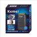 Afeitadora inalámbrica Kemei, afeitadora eléctrica de doble hoja para hombre, sistema de afeitado facial en seco y húmedo, carga USB_voghion.com