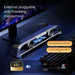 Desktop-Laptop-Computer Bluetooth-Lautsprecher Langer kabelgebundener Subwoofer 3D Deep Bass mit Mikrofon für Gaming_voghion.com