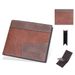 New men's wallet short baellerry contrast color multi-card slots tri-fold coin purse anti-magnetic wallet men_voghion.com