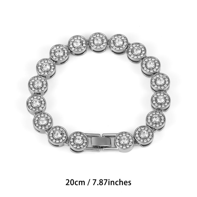 10 mm Rock Candy Heart Runde Hip-Hop Kubanische Kette Amerikanischer Stil Accessoires Unisex Schmuck_voghion.com