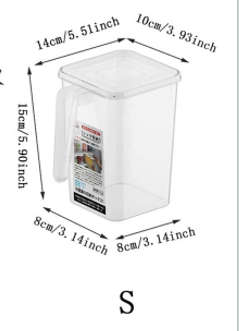 1PC Japanese refrigerator storage box, drawer style refrigerator side door storage box, kitchen egg box, food freezing and preservation box_voghion.com