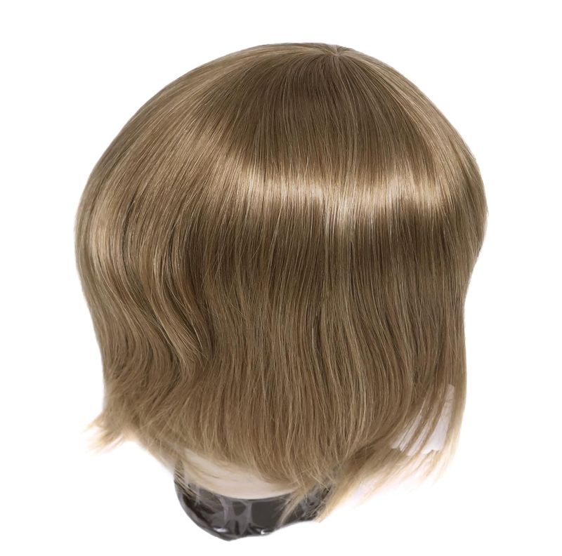 Euro Injection Toupee For Men 100% European Virgin Human Hair Pieces Injection Thin Skin Hair Replacement System Men Wigs Light ASH Blonde Color #20_voghion.com