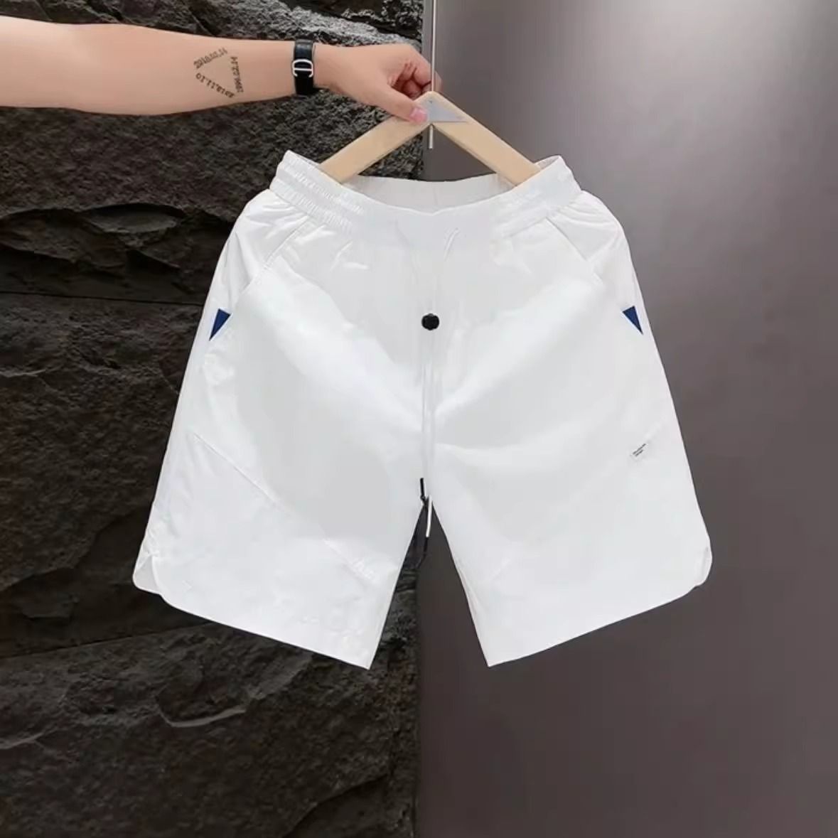 Men's Clothing Summer Quick Drying Work Shorts Versatile Loose Thin Beach Shorts_voghion.com