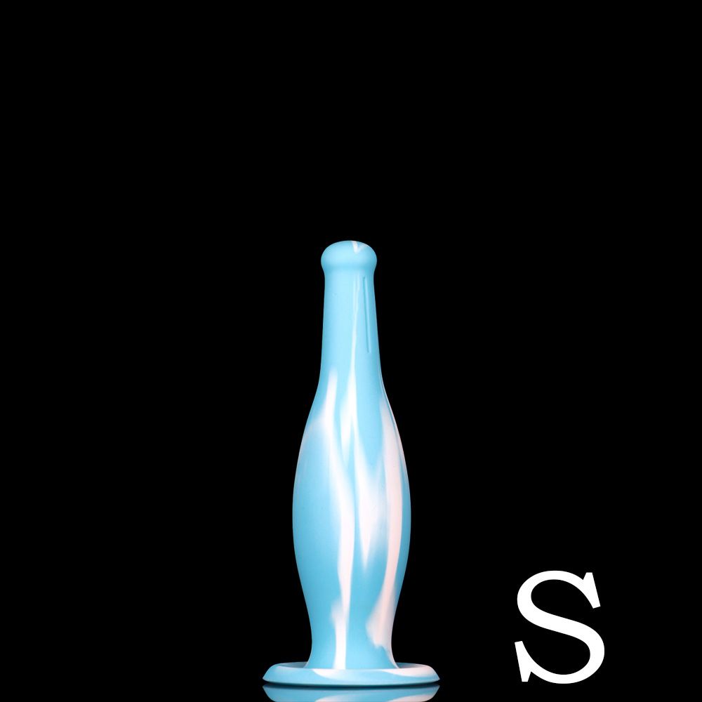 Prodotti sessuali Vodka SM Uomini e donne usano frusta anale in gomma morbida Plug anale Dilatatore anale Crisantemo Dildo di colore misto intenso_voghion.com