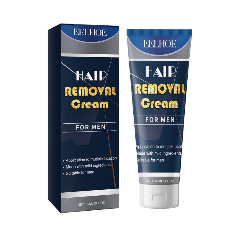 EELHOE Crema depilatoria per uomo per ascelle, mani, piedi, petto, detergente delicata e non irritante_voghion.com