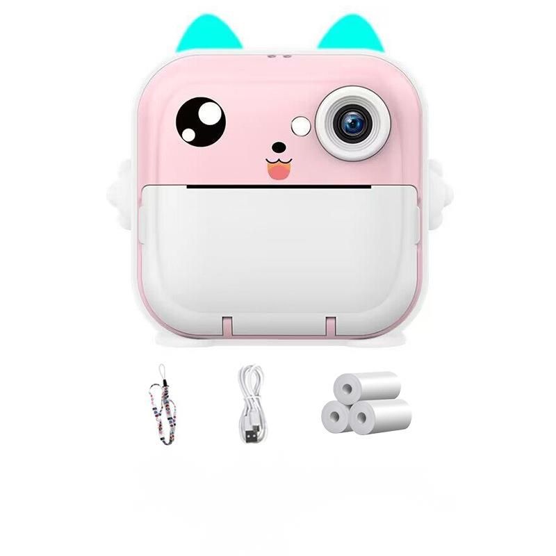 Children's Instant Mistake Printing Mini Dual Lens DSLR Digital Camera Photo Printer_voghion.com