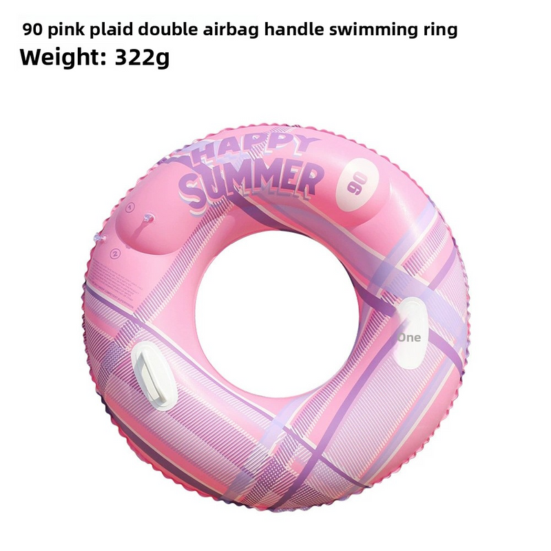 Bouée de natation gonflable à paillettes dorées pour adultes - Bouée de piscine gonflable en PVC de qualité supérieure avec accoudoirs confortables (capacité 600D robuste, résistante aux UV)_voghion.com