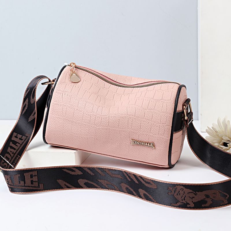 Borsa a tracolla da donna Circle Travel, nuova, alla moda, di alta qualità, per il tempo libero, versatile, a forma di cilindro_voghion.com