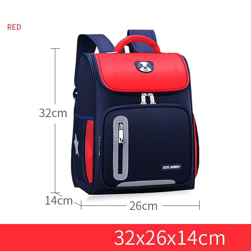 Kids Backpacks Primary School Backpack Spine Protection And Load Reduction For Boys And Girls Children Printed Logo Reflective Space Backpack_voghion.com