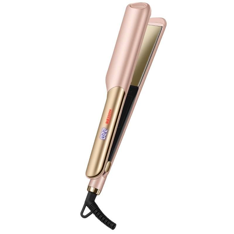 Hair Straightener & Curling Iron - 2-In-1 Wide Plate Styling Tool For Salon-Quality Results (Ceramic Coated Heat Protection Long-Lasting Hold)_voghion.com