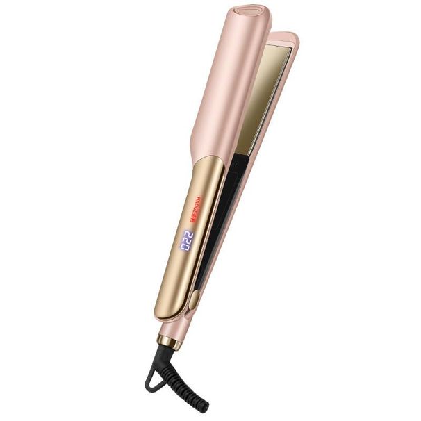 Hair Straightener & Curling Iron - 2-In-1 Wide Plate Styling Tool For Salon-Quality Results (Ceramic Coated Heat Protection Long-Lasting Hold)_voghion.com