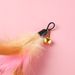 Pet Supplies Feather Bell Replacement Head Teasing Elastic Wire Cat Teaser Wand Interactive Toy_voghion.com