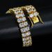 Hip Hop Double Row Tennis Chain Bracelet – 10mm Copper Micro-Inlaid Zircon, Vibrato Style Men's Jewelry_voghion.com