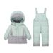 2025 Children's Down Jacket Infant Toddler 1-5 Years Old Boys And Girls New Winter Two-Piece Set Top + Overalls_voghion.com