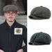 Cappello da strillone retrò britannico da uomo, autunno e inverno, classico, a quadri, da conducente, da pittore, da donna_voghion.com