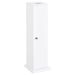 HOMCOM Toilet Paper Storage Cabinet 26' Narrow Bathroom Organizer Floor Standing White_voghion.com
