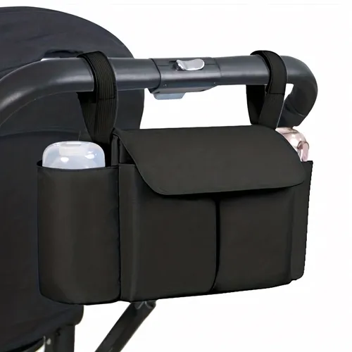 Stroller Organizer Bags Mummy Large Capacity Travel Hanging Bag Bottle Holder Pram Diaper Bags Baby Stroller Accessories_voghion.com