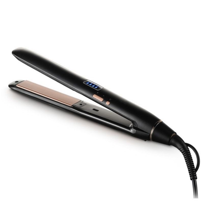 PSE Certified Electric Hair And Curler Dual-use Air Bangs Inner Buckle Straightener Flat Curling Iron_voghion.com